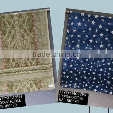 Cotton Scarf, Viscose Neckwear, Long Scarf photo-3