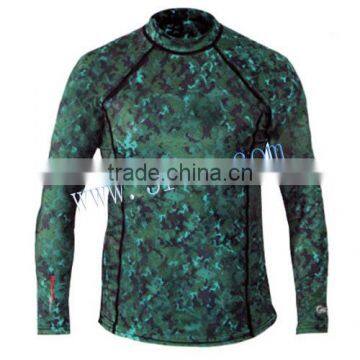 new print long sleeve rash t shirt for men