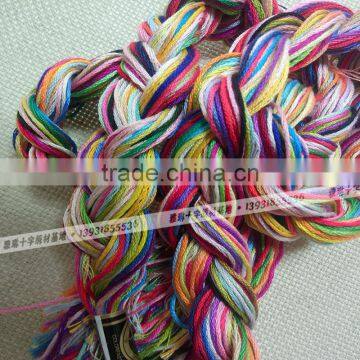 Multi Colors Cotton Thread 100% Cotton 8m DMC Color Crochet Floss Bracelets Thread photo-2