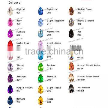 Navette Color AB Flat Back Sew on Stones for Wedding Dress photo-5