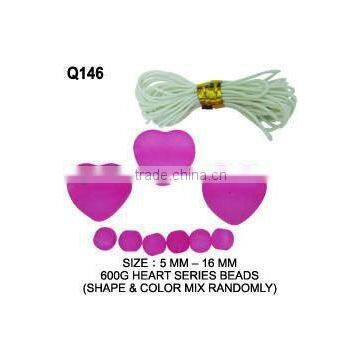 (Q146) 600G HEART SERIES BEADS