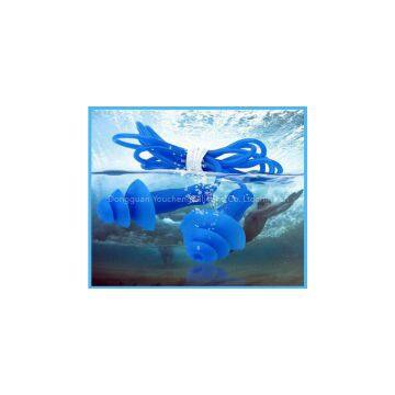 swimming accessories customized silicone swimming earplugs