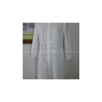 Shirt Collarless Dress