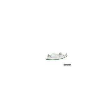 Single triangle shelf, triangle glass layer, sanitary ware, bathroom accessories