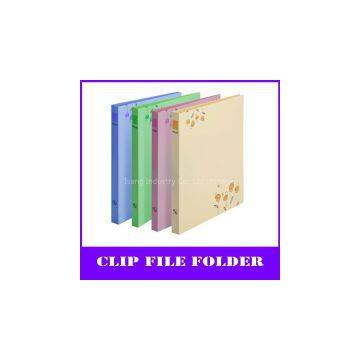 fashion flowers a4 pp file folder (with clip and board)