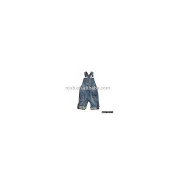 Oxford baby denim overalls