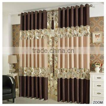 new style embroidered curtain, china fabric curtain,latest curtain styles