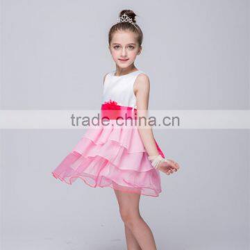 Wholesale name brand clothing children costumes kids new model casual dress