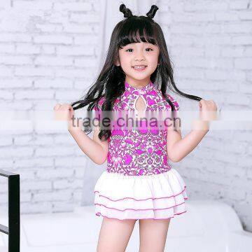 Girls Swimsuit One Piece Swimwear 2017 Baby Girl Swimwear Kids Bathing Suit Print Children Swimsuit Baby Swimming Wear