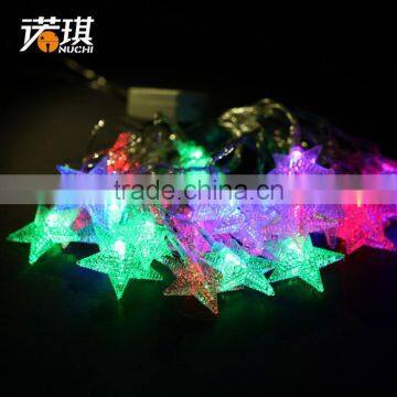 Nuoqi 5.5 m pentacle paragraph sets LIGHT LED string lights Christmas tree decoration decorative festive scene 120g