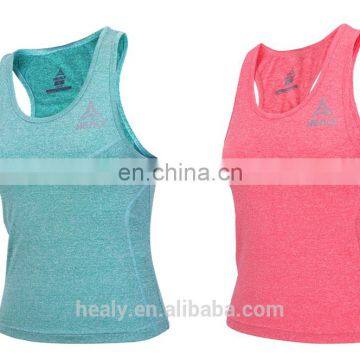 Wholesale 2016 athletic high quality professional gym wear for women running singlet