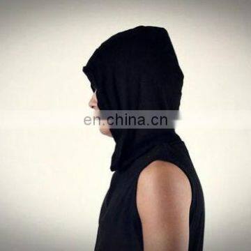 New Fashion-Men-Beach-Hooded T-shirt -Casual-Hoodie-Sleeveless Tshirt-Custom Hoddie Style Tshirt photo-2
