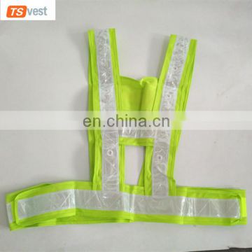 100%Polyester Reflective Flashing Led Vest