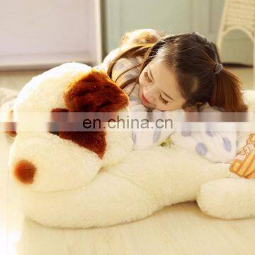 Lovely customized animal sound plush dog toy alibaba china