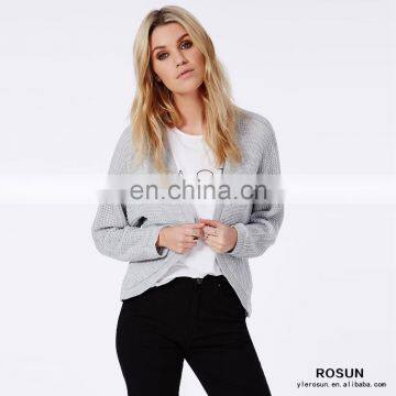 New Spring Wholesale Women Batwing Cardigan In Grey