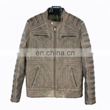 2016 Custom Men's Winter Jacket , Men Casual Motorcycle Leather Jackets photo-2