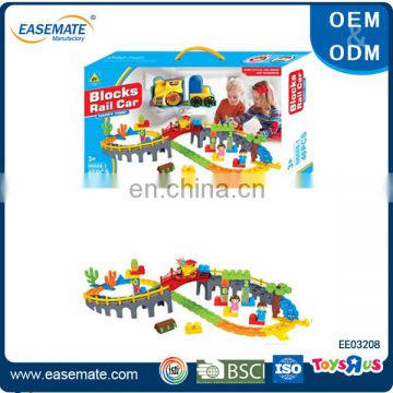 Educational plastic track building blocks toys for kids