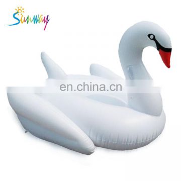 White Inflatable Swan Float for Adults Inflatable Pool Toys