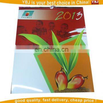 English Arabic Printing Wall Calendar/China Printing Custom Wall Calendar Saddle Stitch Matt Art Paper Wall Calendar photo-3