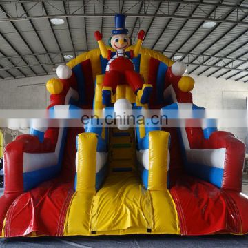 best quality commercial grade giant new design inflatable clown slide for sale