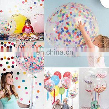 confetti balloon 12 inch 36 inch round clear transparent wedding party confetti balloon