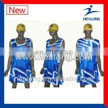 Fashion High Quality Sublimation Netball Uniforms, Netball Jersey