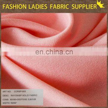 2015 Hotsale in Shaoxing 95%rayon5%spandex Wool Dobby Fabric Solid Rayon Fabric photo-3