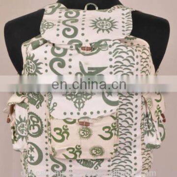 Printed Hemp Backpack BPK 0007