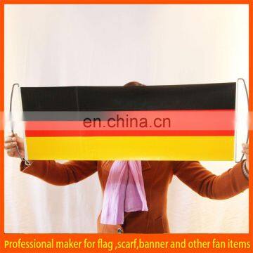 double sides printed hand scrolling banner Linda