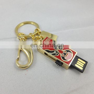 mini usb flash drive with keyring