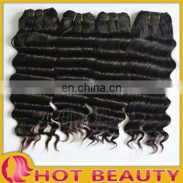 New style Brazilian remy ocean wave weft hair Positive feedback