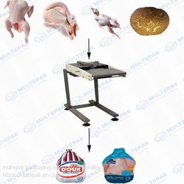 Multepak The Newest High Speed Manual Whole Chicken Bird Bag Blow Open Package Machine for Poultry Bread and Bird photo-3