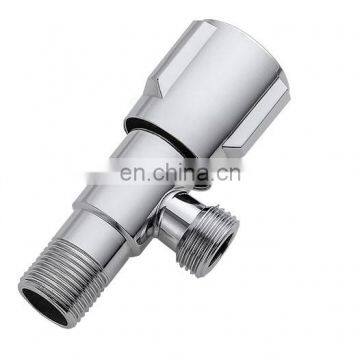 High Quality factory price brass bathroom accessories hot or cold water Triangle valve