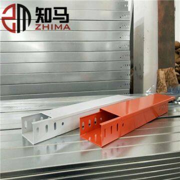 galvanized steel cable tray/slotted cable tray/cable trunking