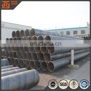 Spiral Welded 400mm Diameter Steel Pipe Spiral Tube Black Steel