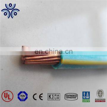 UL certificate 8AWG single or multicore PVC Insulation Nylon sheathed THHN electric cable wire