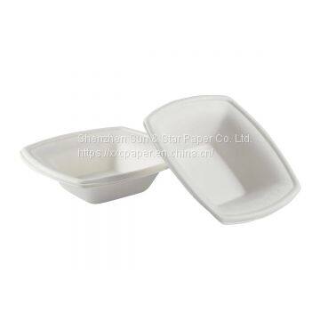 Disposable Square Bowl: 12oz Compostable Diamond Collection SS-SDP812B