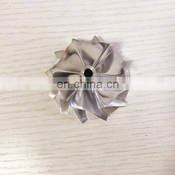 K04 46.00/60.00mm 6+6 blades high performance Turbo Billet/milling/aluminum 2618 compressor wheel