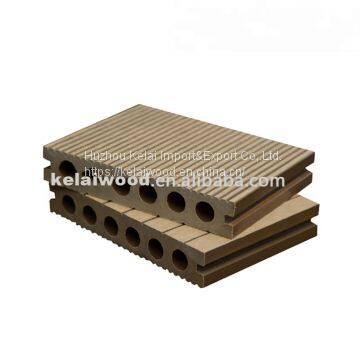 Outdoor Waterproof Engineered Wooden Flooring Popular Wpc Hollow Decking High Quality Gazebo Wpc Floor photo-2
