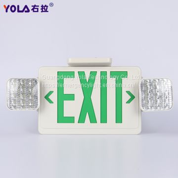 High Quality  Two Heads LED Emergency Light Exit Sign Lamps