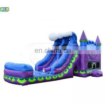 wild wave water slide jumper inflatable bouncer jumping bouncy castle bounce house