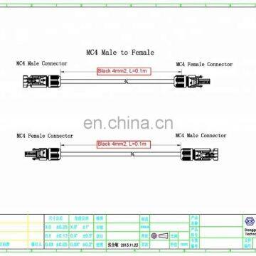 Slocable Solar System PV Wires With Connectors 1Meter 4mm2 Cable Assembly photo-7