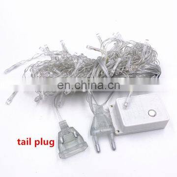 LED Curtain Icicle String Light 4m 96Leds Christmas Garland 110V 220V photo-4