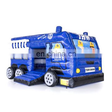 Commerciail Party Rentals Inflatable Technical Relief Agency Truck Kids Jumping Bounce House