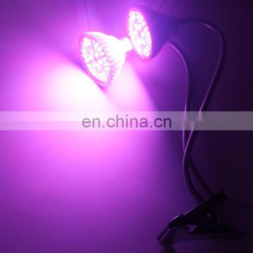 LED clip plant growth lamp double-headed plant light 24W full spectrum plant growth light