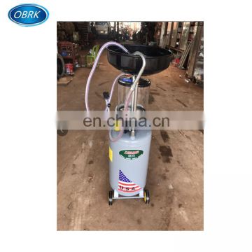 Portable Extended Oil Extractor Drain Air Mobile Waste Oil Drainer with Tank