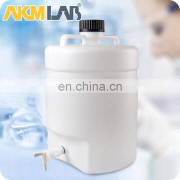 AKMLAB White Plastic Aspirator Bottle With Screw Cup