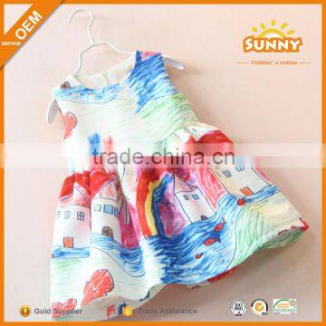 China Supplier Princess Dresses for Kids Cotton Princess Dress Girls photo-4