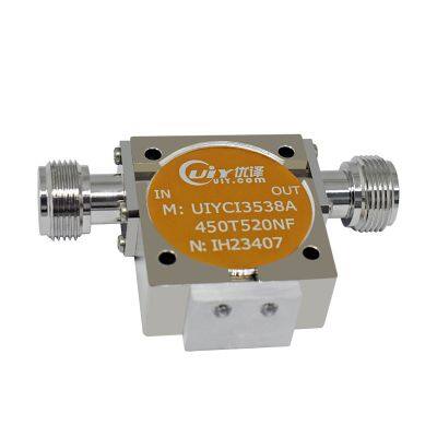 Optional Frequency Range 700-5000MHz RF Isolator Coaxial Ferrite Isolator for 3G 4G 5G Mobile Communication