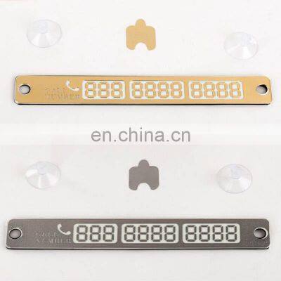 Automated Car Parking System Styling Luminous Phone Number Car Parking Light Card Stickers For Rapid Superb Accessories photo-2